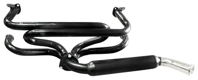 Single Glass Pack Exhaust System, Beetle/Ghia 1966-73 1