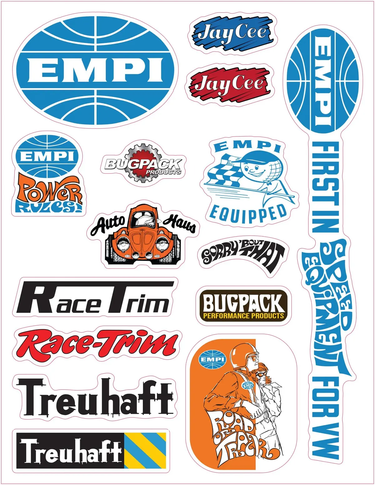 Empi Family Sticker Collection Sheet 1
