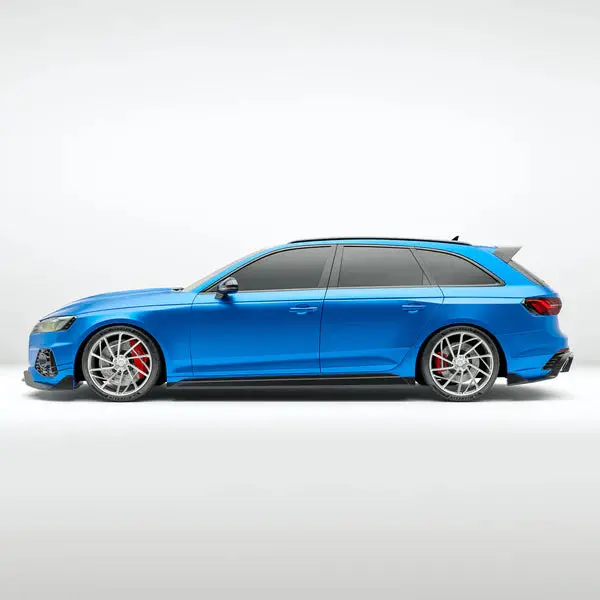 Revozport Audi Rs4 B9.5 Facelift 2020+ Dry Carbon Fiber Side Skirts 1