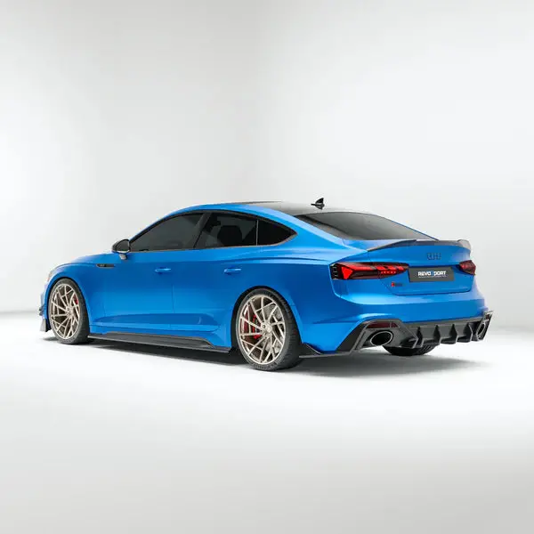 Revozport Audi Rs5 B9.5 Sportback 2020+ Dry Carbon Fiber Side Skirts 1