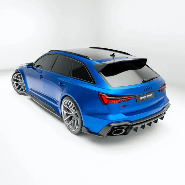 Revozport Audi Rs6 C8 Avant 2020+ Dry Carbon Fiber Roof Spoiler 1