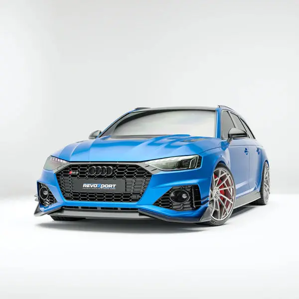 Revozport Audi Rs4 B9.5 Facelift 2020+ Dry Carbon Fiber Front Lip 1