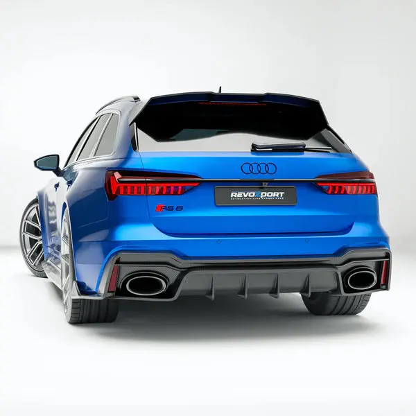 Revozport Audi Rs6 C8 Avant 2020+ Dry Carbon Fiber Rear Diffuser 1