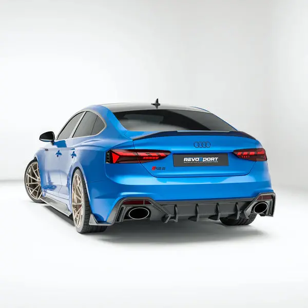 Revozport Audi Rs5 B9.5 Sportback 2020+ Dry Carbon Fiber Rear Diffuser 1