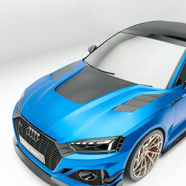 Revozport Audi Rs5 B9.5 Sportback 2020+ Dry Carbon Fiber Bonnet (Hood) 1