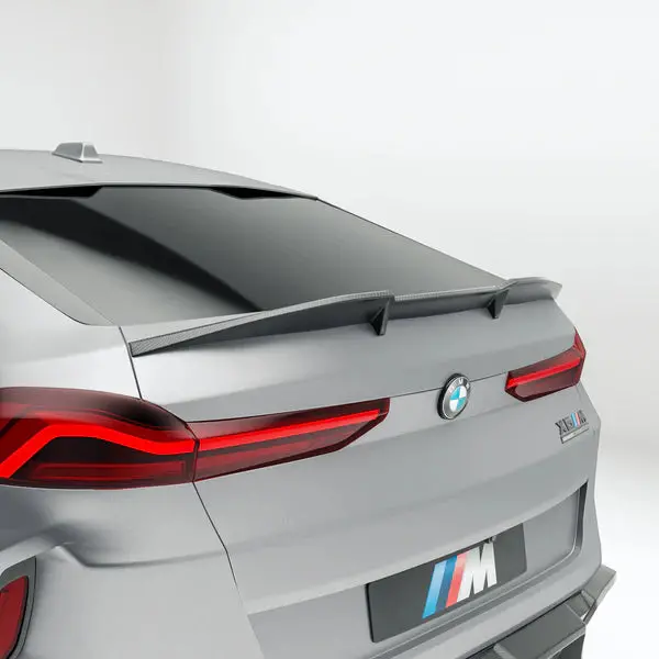Revozport Bmw X6m F96 Lci 2023+ Dry Carbon Fiber Trunk Spoiler 1