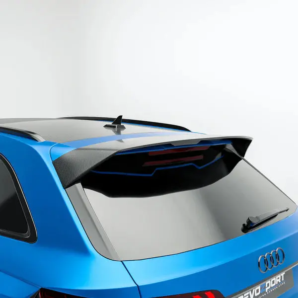 Revozport Audi Rs4 B9.5 Facelift 2020+ Dry Carbon Fiber Roof Spoiler 1