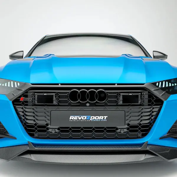 Revozport Audi Rs7 C8 Sportback 2019+ Dry Carbon Fiber Kidney Grille 1