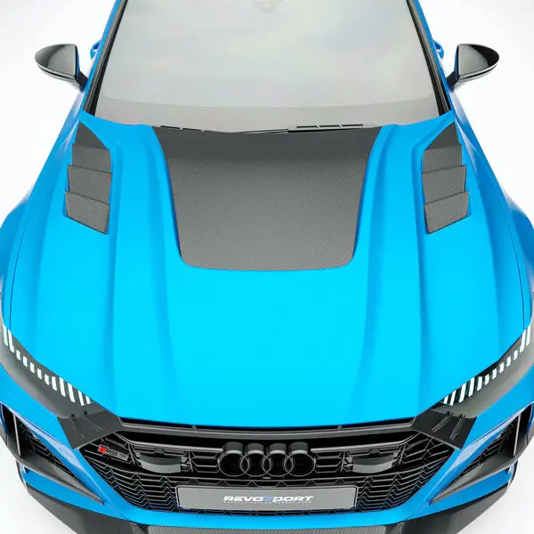 Revozport Audi Rs7 C8 Sportback 2019+ Dry Carbon  Fiber Hood (Bonnet) 1