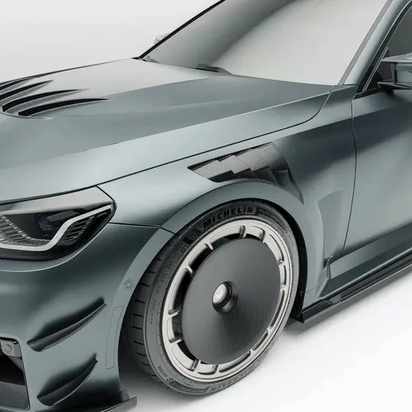 Revozport Bmw M2 G87 Coupé 2023+ Dry Carbon Fiber Front Fenders Replacement 1