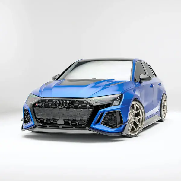Revozport Audi Rs3 8Y Sportback (2021-2024) Dry Carbon Fiber Front Lip 1
