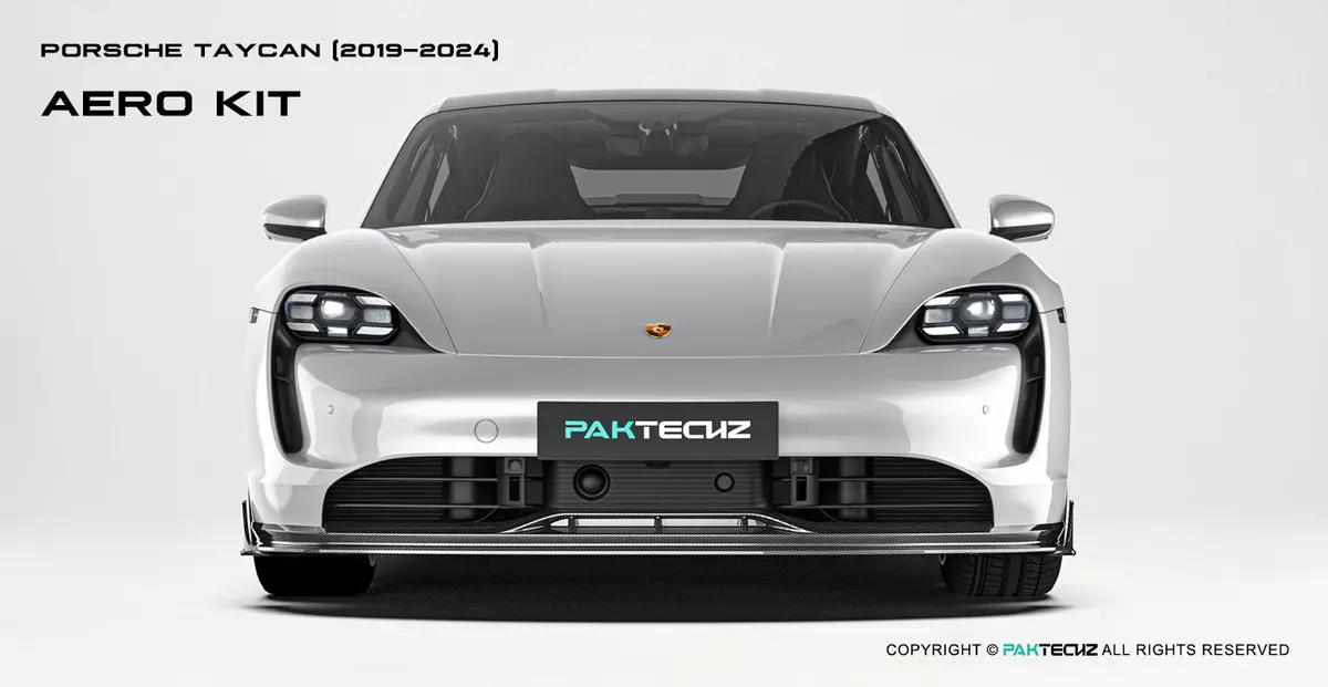 Paktechz Dry Carbon Fiber Aero Body Kit For Porsche 2019-2024 Taycan & Taycan Gran Turismo 1