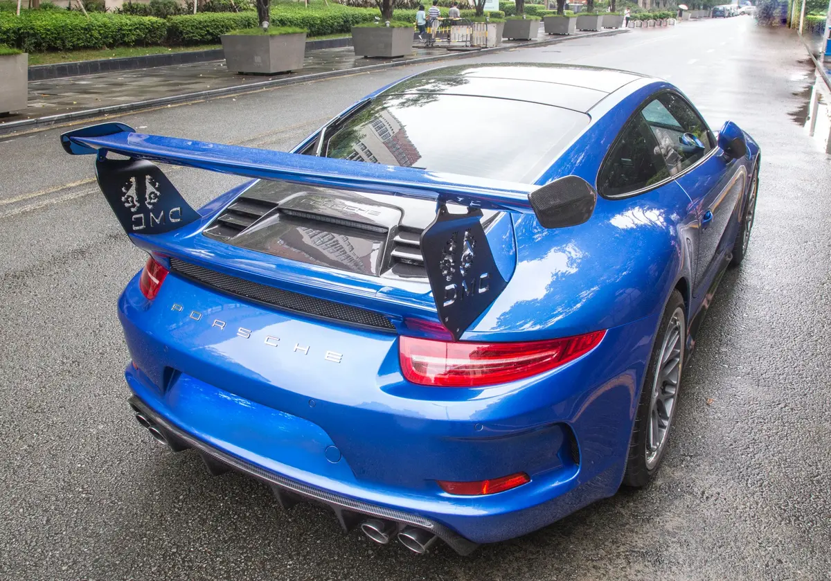 Dmc Evo Carbon Fiber Rear Wing For Porsche 991 911 / Turbo / Gt3 1
