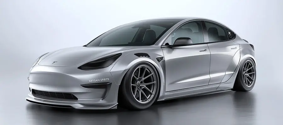 Artisan Spirits Special Line Black Label Evs Widebody Kit For Tesla Model 3 1