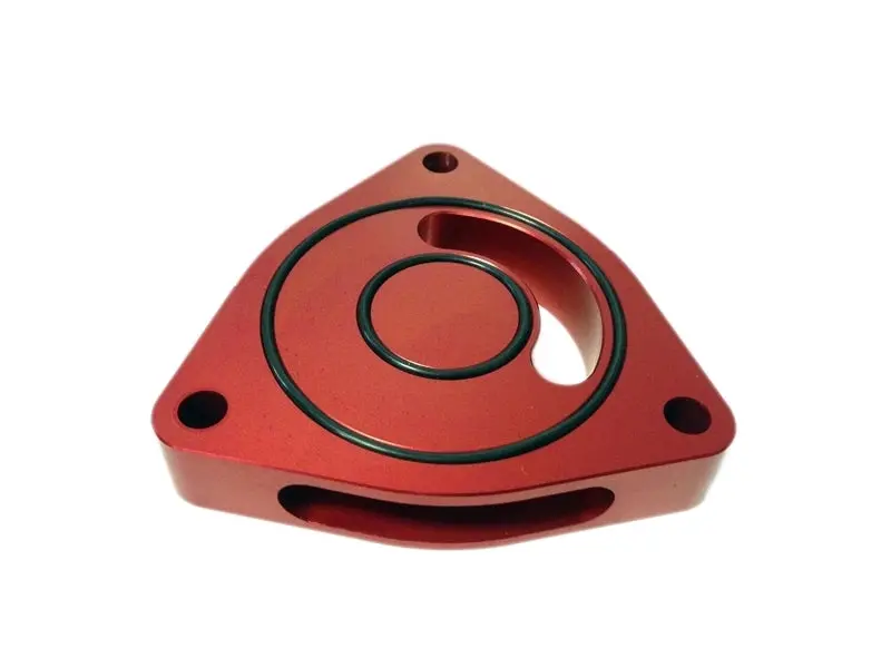 Torque Solution Blow-Off Valve Sound Plate – Red Anodized, Fits Kia Optima 2.0T 1