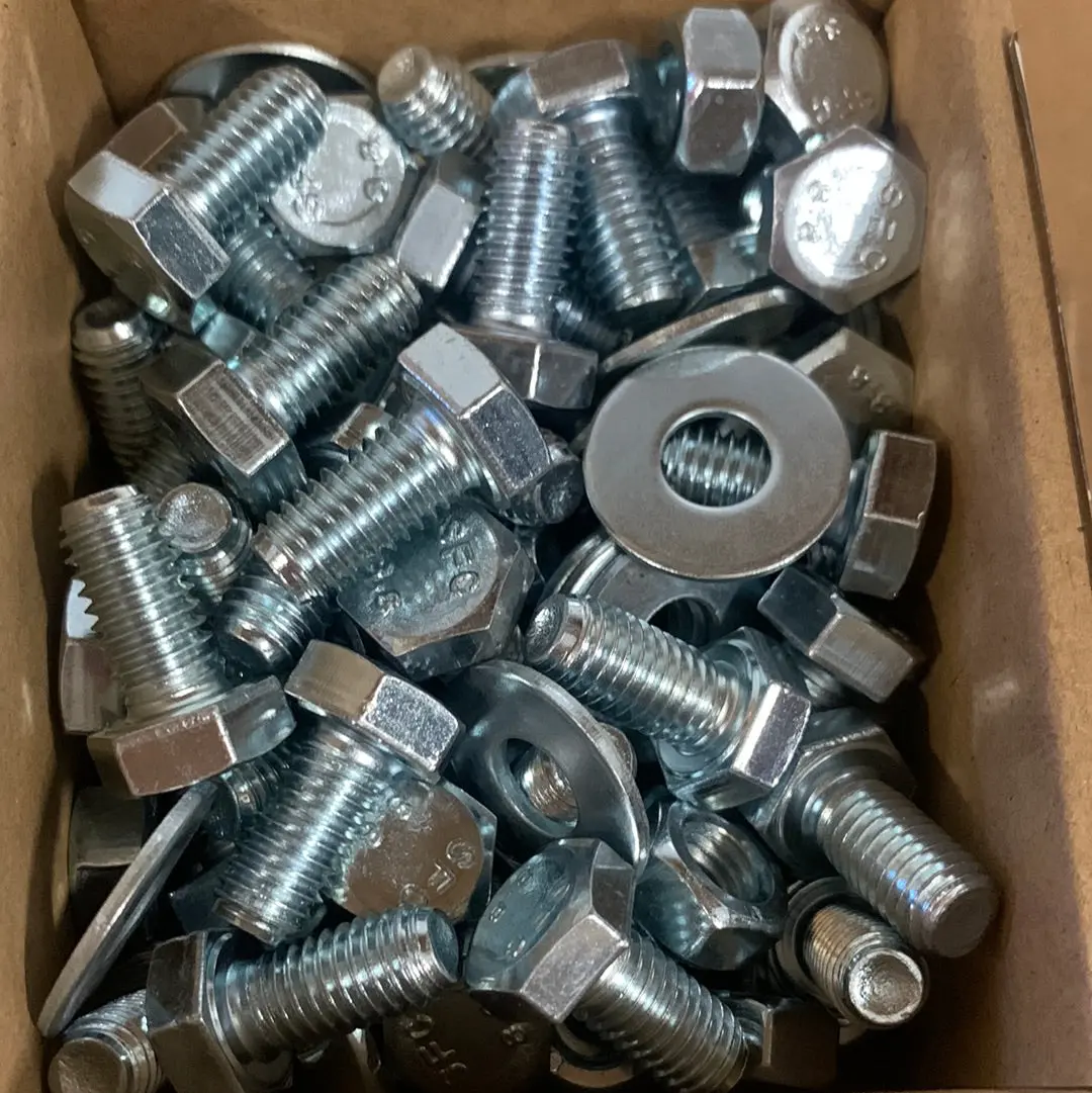 M8 × 16 mm Mudguard Mounting Bolt and Washer Kit – 38 Pieces per Vehicle