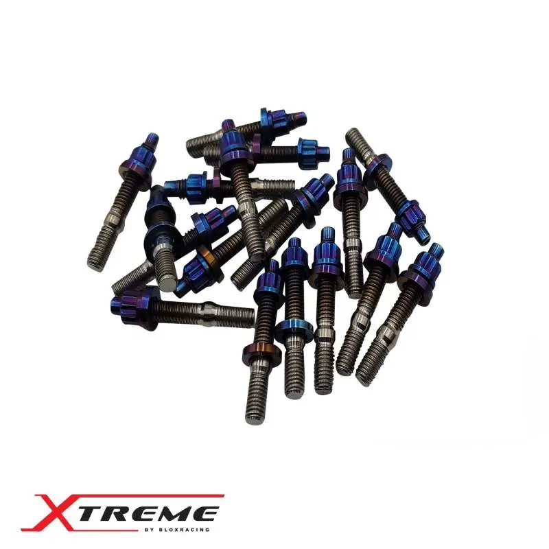 Blox Racing Single-Piece Wheel Stud – M8X1.25X45Mm, Burnt Finish 1