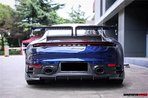 Darwinpro Porsche 911 992 Carrera S / 4 / 4S / Targa / Cabriolet Bkss Style Rear Diffuser 3