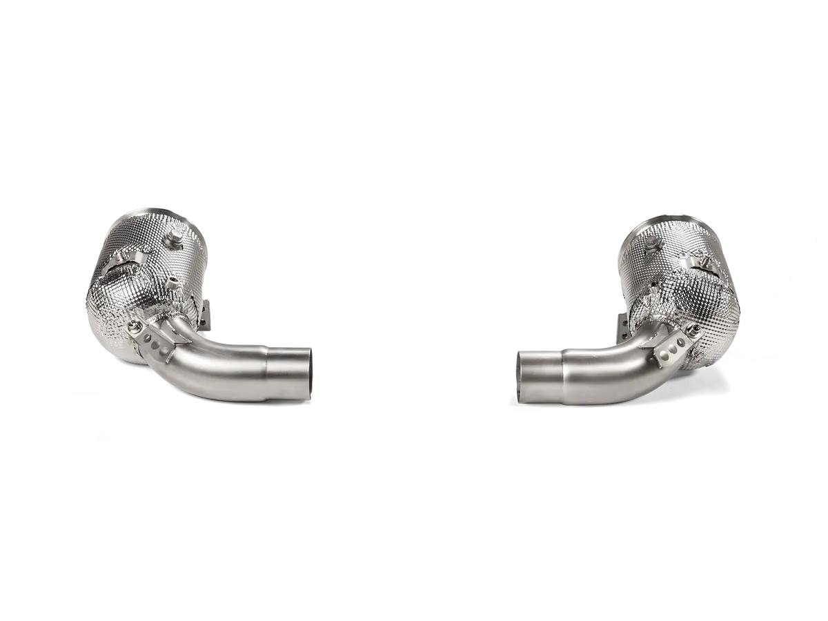 Akrapovic Porsche 911 Carrera / S/ 4/ 4S / Gts / Cabriolet (992) 2019+ Link Pipe Sets W/ Cats 1