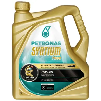 Petronas 5Ltr 0W-40 Syntium 7000 Sn A3 B4 Engine Oil Bottle 1