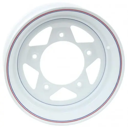 Wheel, White Spoke, 5 Lug, 3 Sizes Available, Pair 1
