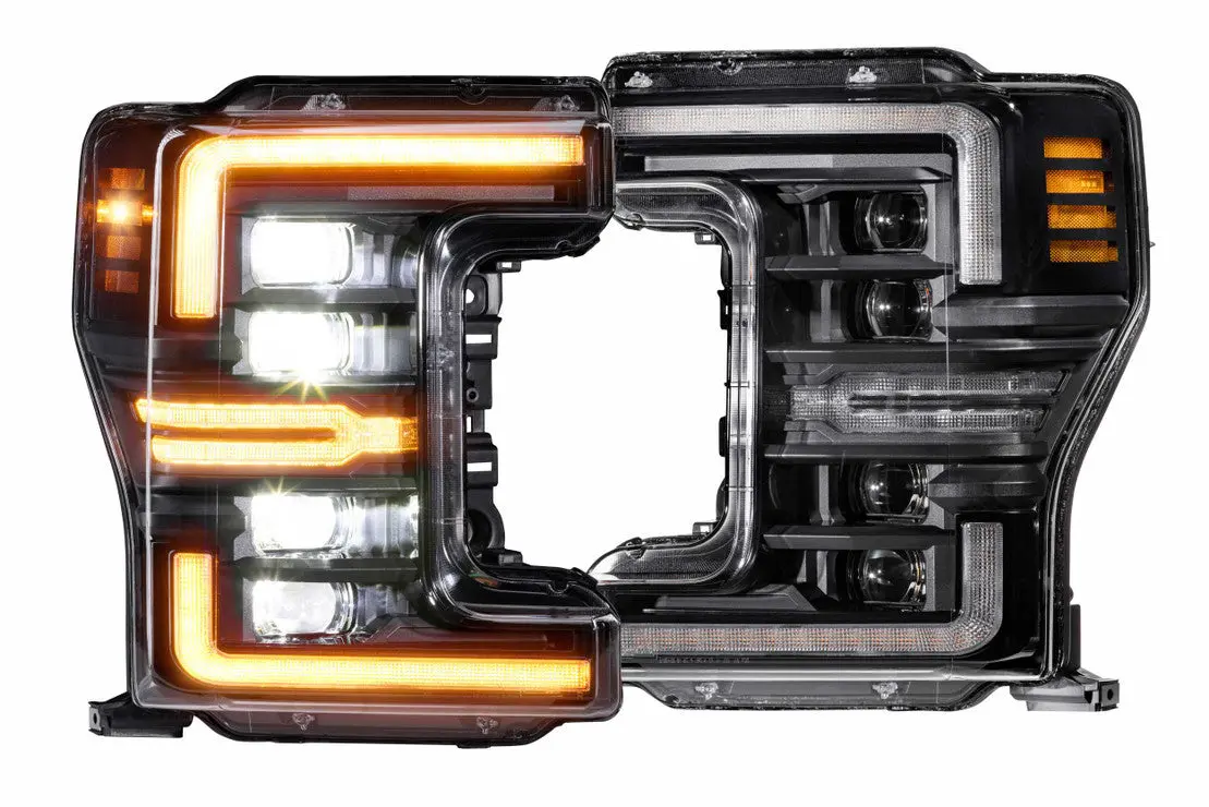 Xb Led Headlights: Ford Super Duty (17-19) (Pair / Amber Drl) (Gen 2) 1