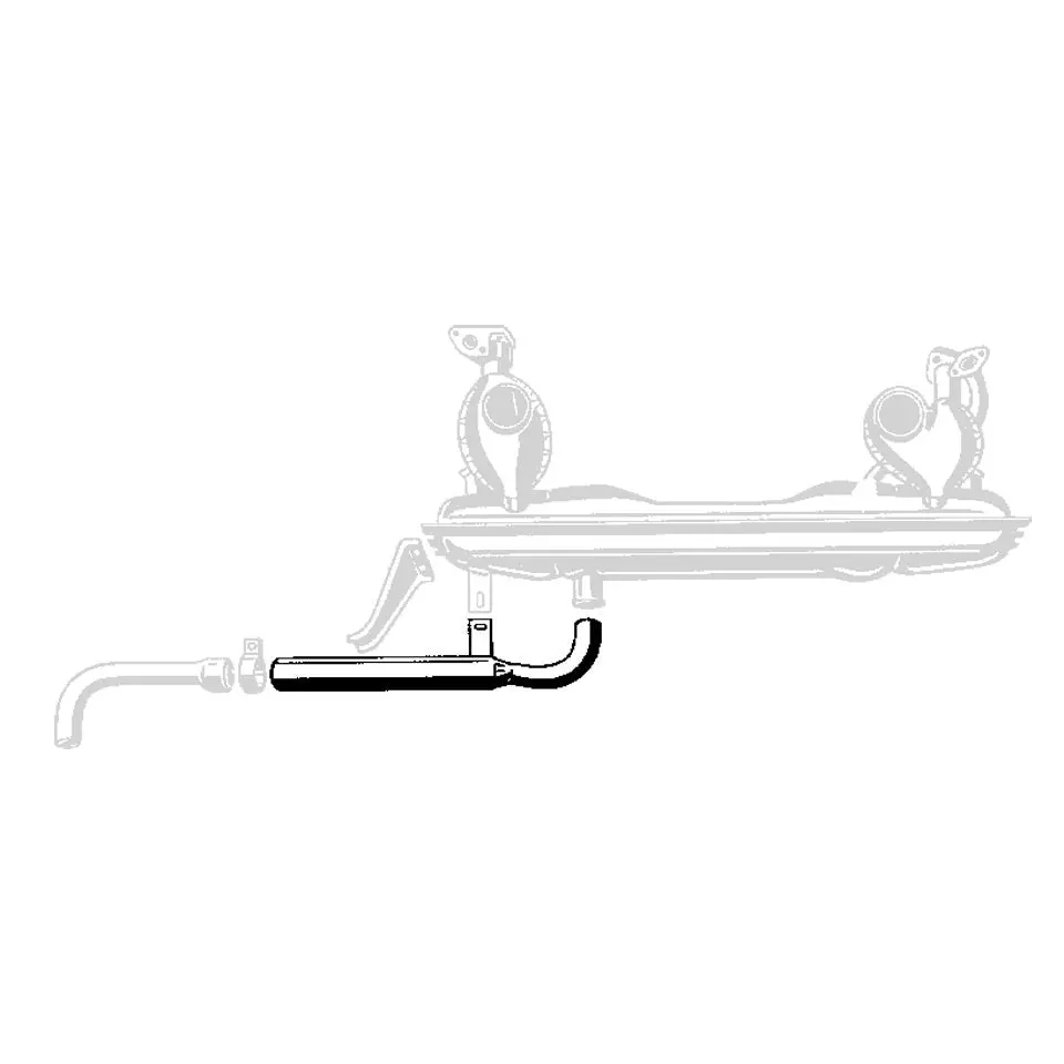Exhaust Damper Pipe, Kombi 1