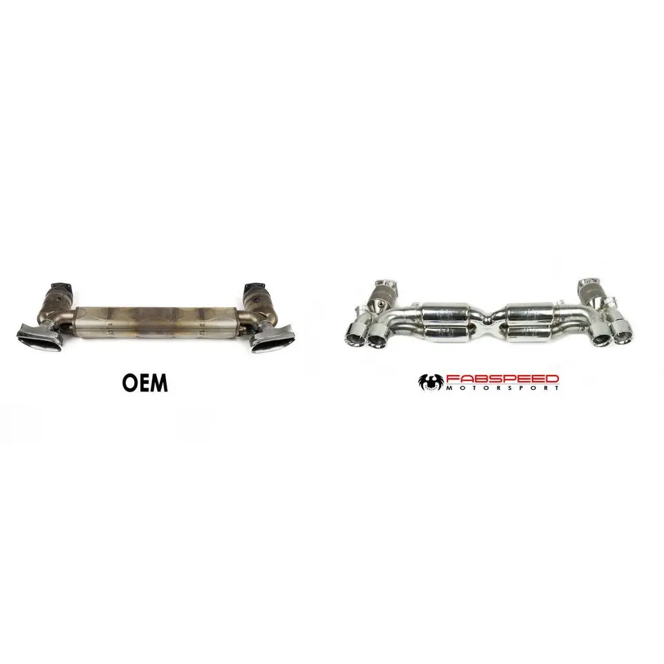 Fabspeed Porsche 997.2 Turbo / Turbo S Valvetronic Supersport X-Pipe Exhaust System (2010-2012) 1
