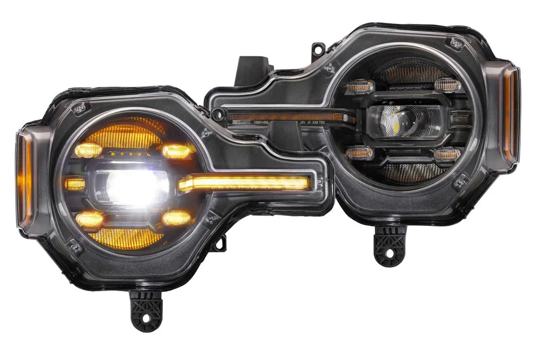 Xb Led Headlights: Ford Bronco (21+) (Pair / Amber Drl) 1