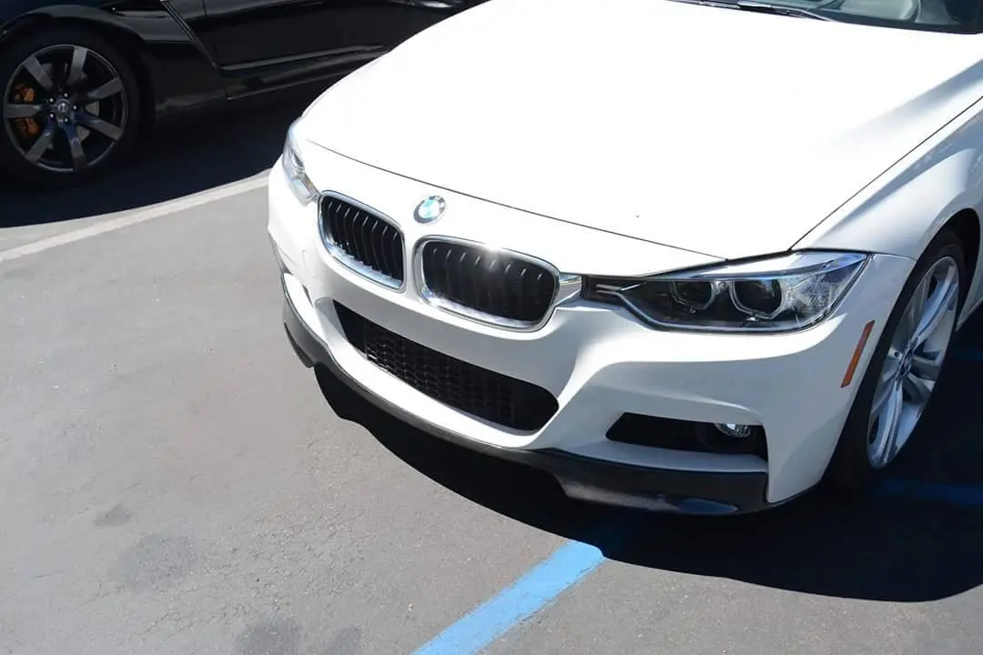 Bmw F30 Vorst Style Carbon Fiber Front Spoiler For M-Tech 2