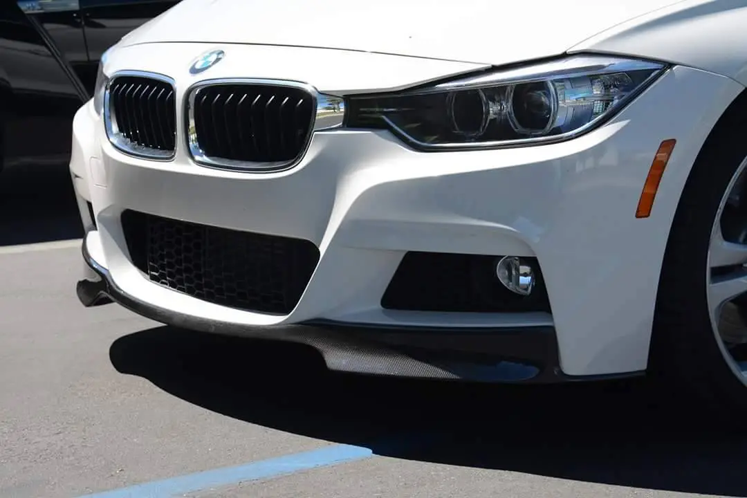 Bmw F30 Vorst Style Carbon Fiber Front Spoiler For M-Tech 1