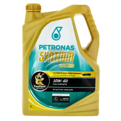 Petronas 5 Ltr 10W-60 Syntium Racer Sl A3 B4 Engine Oil Bottle 1