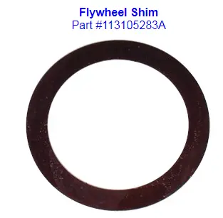 Flywheel Shim, 0.24 To 0.38Mm 2