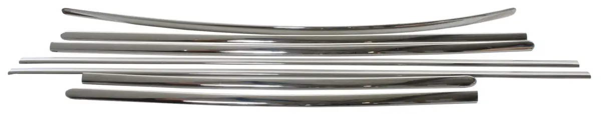 Body Trim Stainless Steel 7Pc, Beetle 1952-62 1