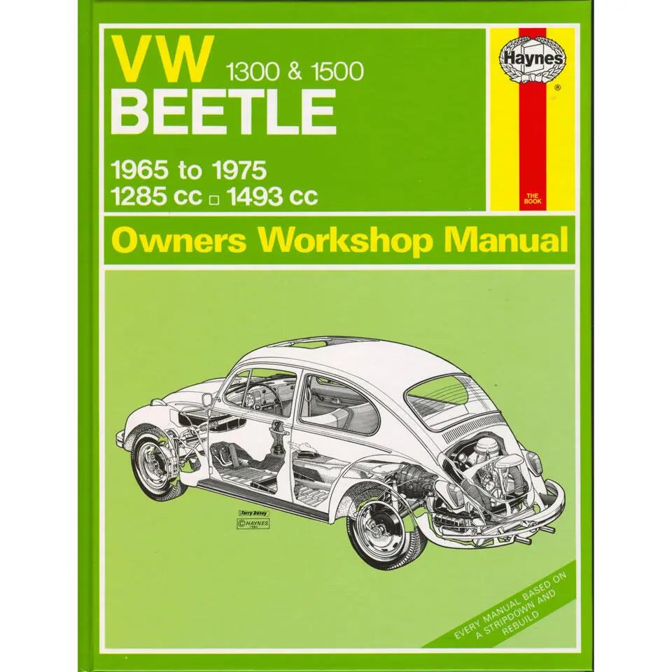 Haynes Vw 1300 & 1500 Beetle Manual 1