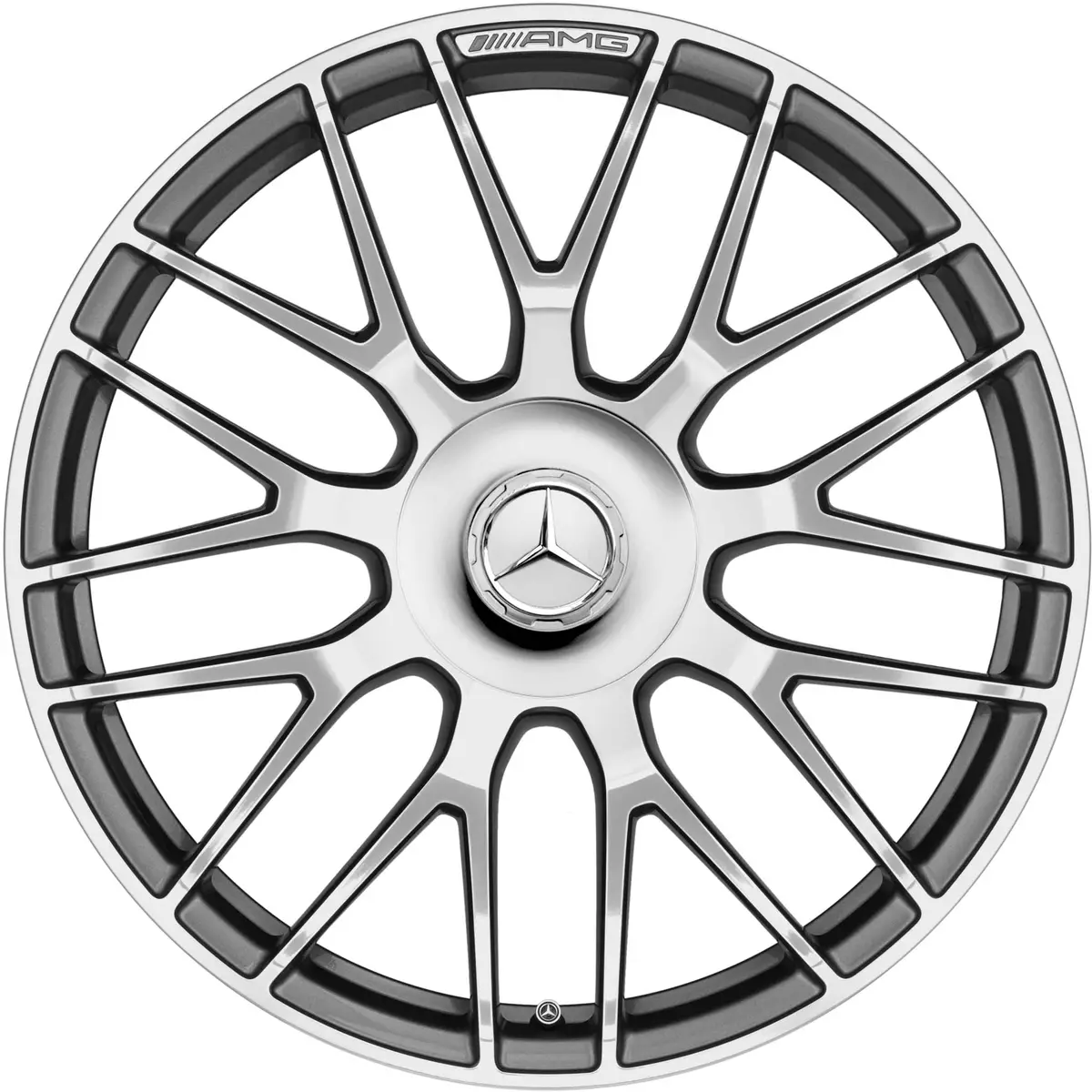 19" Mercedes-Benz C-Class C63 & C63s W205 Amg Forged Oe Complete Wheel Set 1