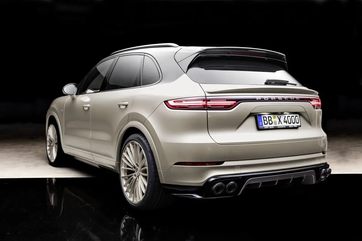 Techart Rear Apron Lower Part I Incl. Diffusor For Porsche E3.1 (9Ya/B) Cayenne 2018-2023 1