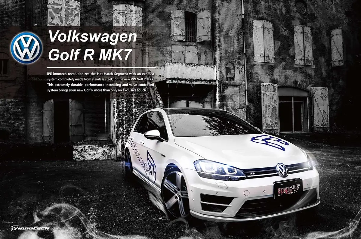 Ipe Volkswagen Golf R Mk7 / 7.5 Valvetronic Exhaust System 1