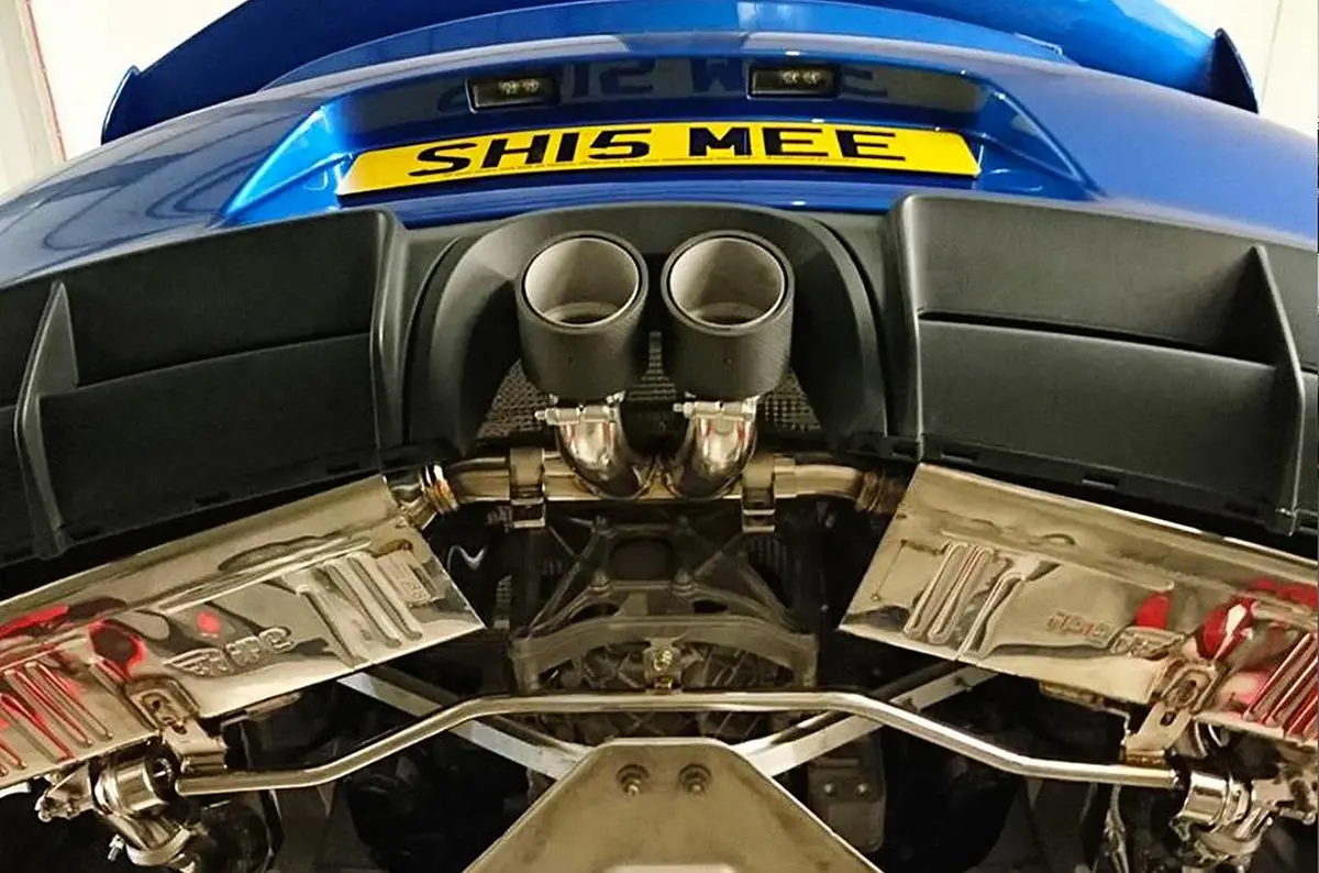 Ipe Porsche 981 Boxster Spyder / Cayman Gt4 Exhaust Kit 2