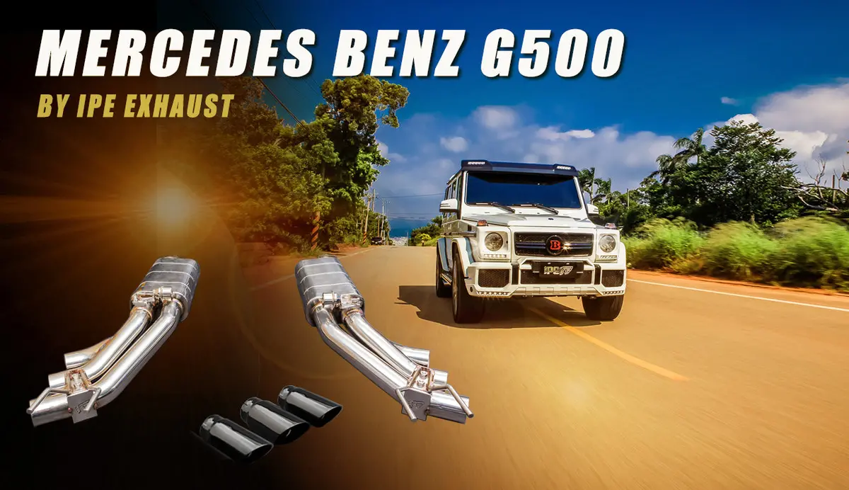 Ipe Mercedes-Benz G500 (W463) Exhaust Kit 1