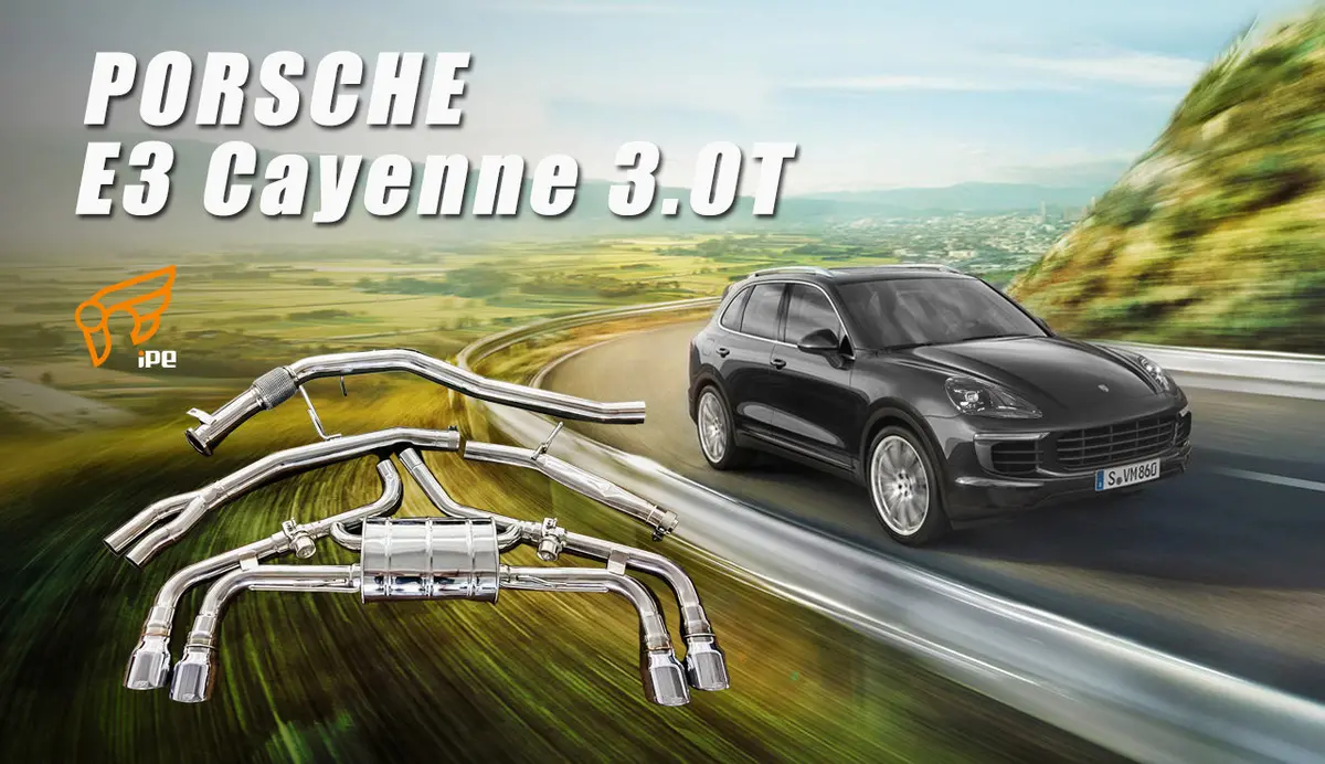 Ipe Porsche E3 Cayenne 3.0T Valvetronic Exhaust System 1