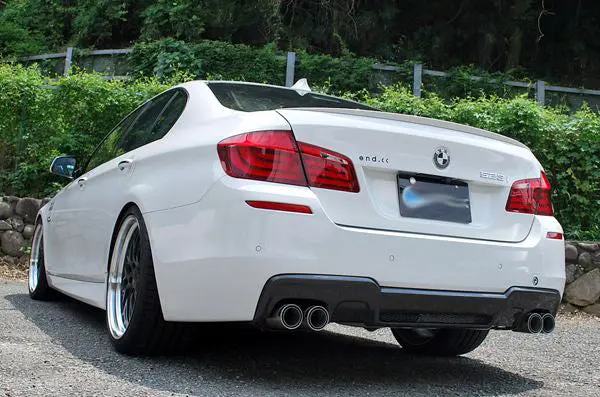 Bmw F10 5-Series (M-Sport Use) End.Cc Style Carbon Rear Diffuser 1