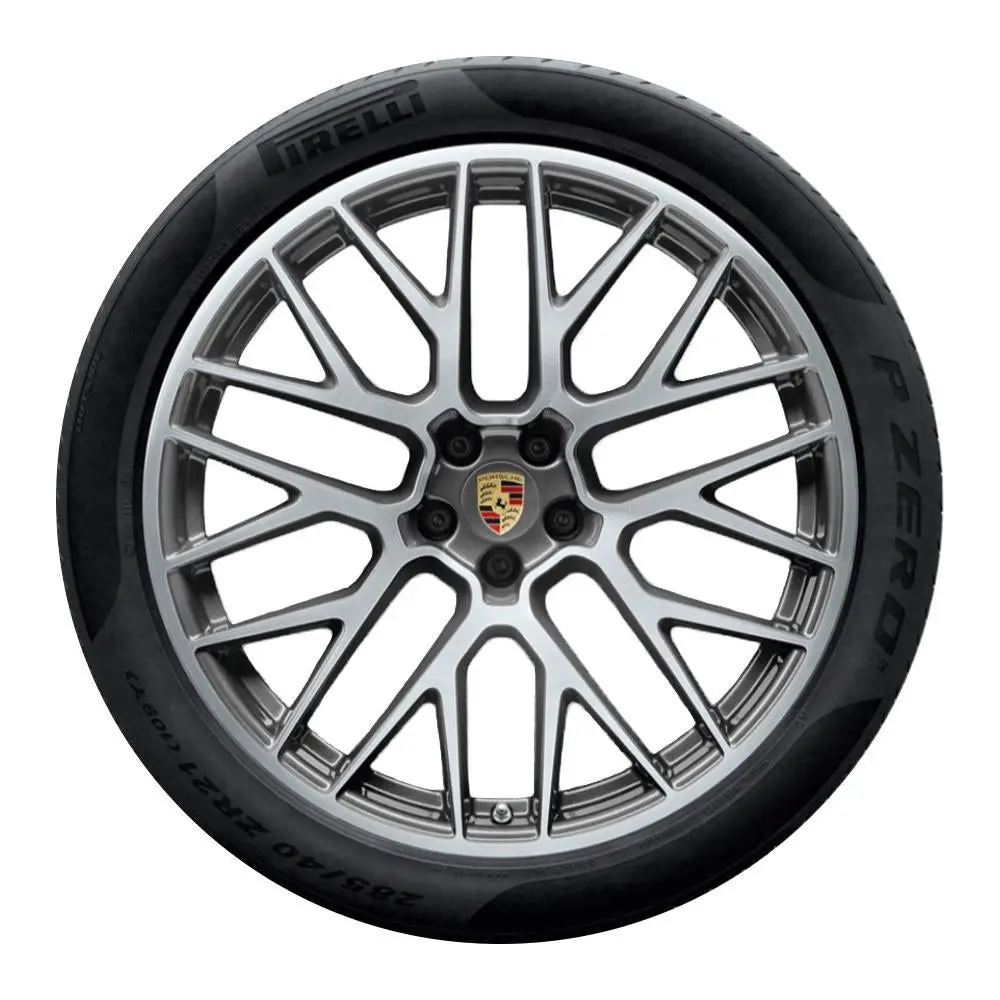 21” Porsche Macan Rs Spyder Design Oe Complete Wheel Set 1