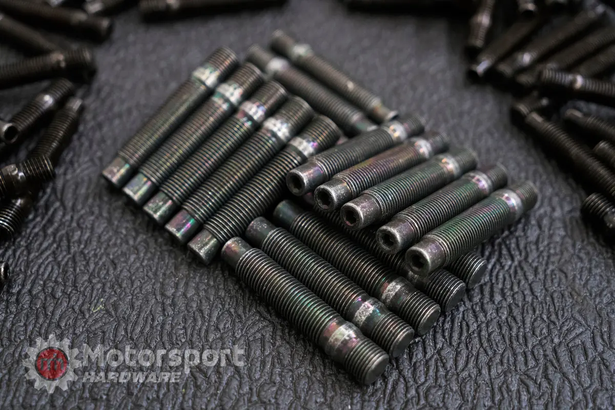 Motorsport Hardware 14×1.25-14×1.5* 78Mm Black Bullet Nose Stud & Nut Conversion Kit 1