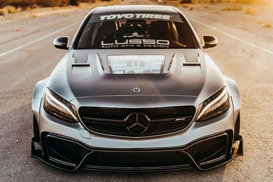 Darwinpro 2015-2021 Mercedes Benz W205 C63/S Amg Imp Style Hood 1