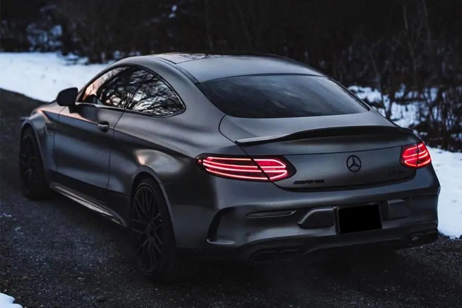 Carbonado 2015-2021 Mercedes Benz C-Class W205 Coupe Ps Style Trunk Spoiler 1