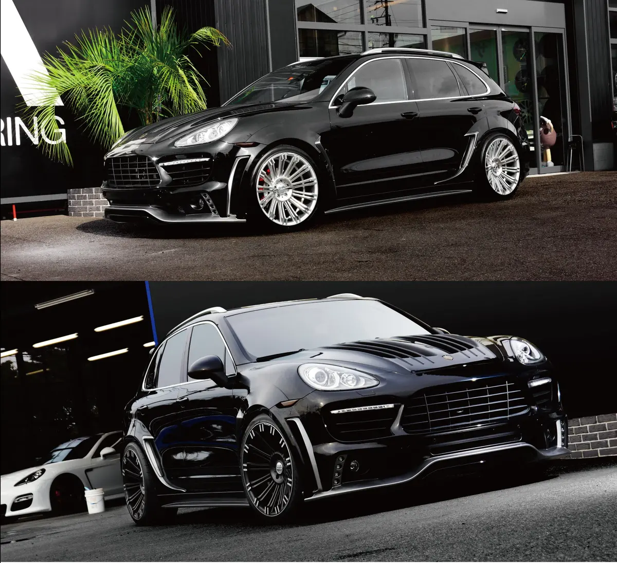 Wald For Porsche Cayenne 958 Sports Line Black Bison Widebody Kit 1
