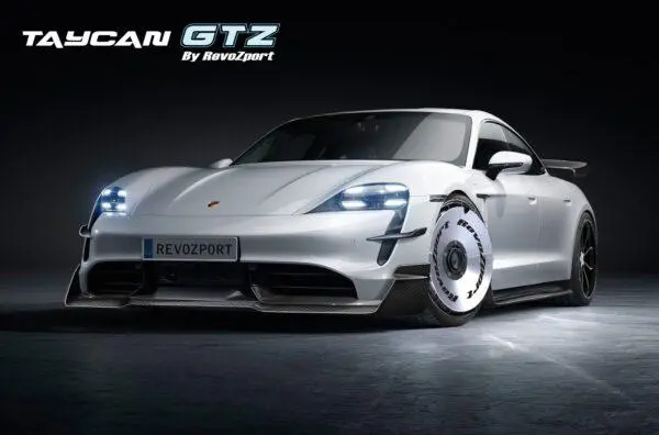 Revozport R-Zentric Gtz Carbon Fiber Body Kit For Porsche Taycan 4S & Turbo 1