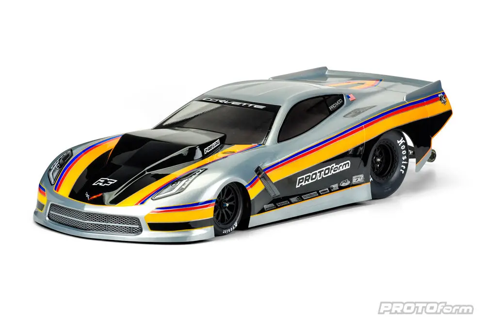 1571-40 Chevy Corvette Pro Mod Clear Body For Slash 1