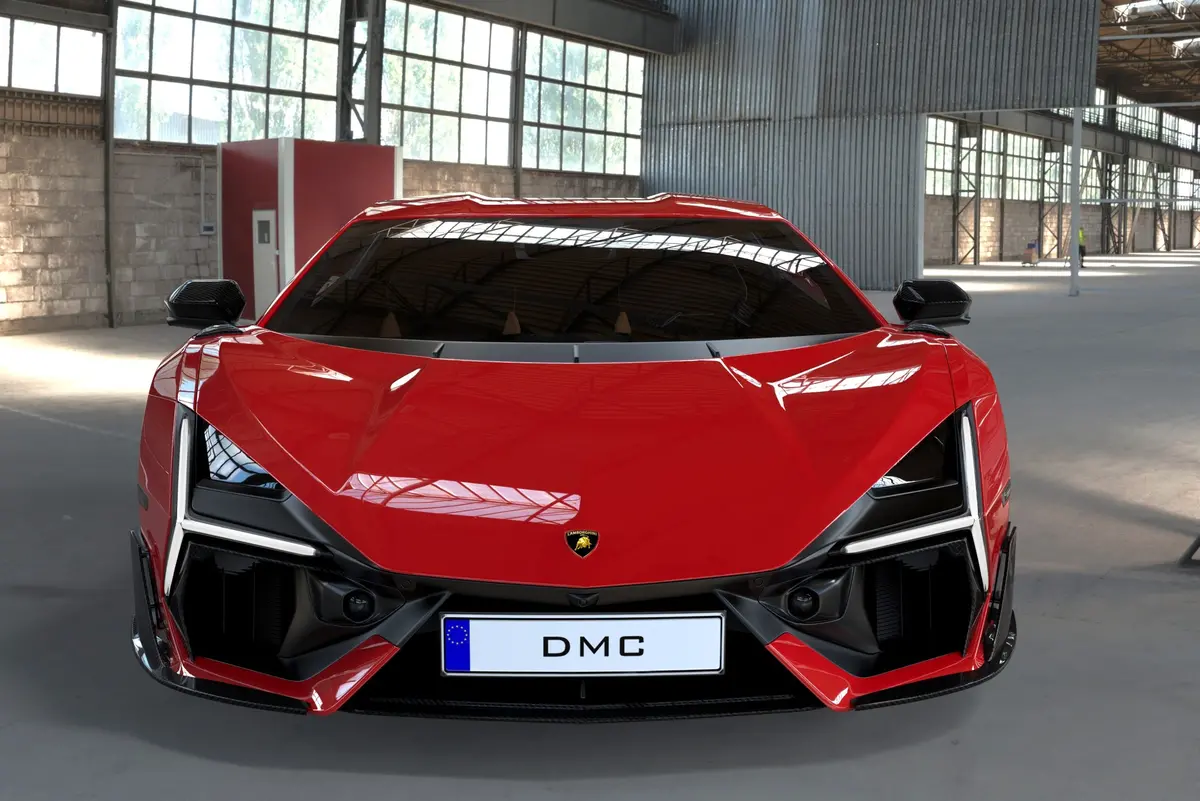 Dmc Carbon Fiber Front Bumper Center Sword Spoiler Lip For Lamborghini Revuelto Lb744 Coupe & Spyder 1